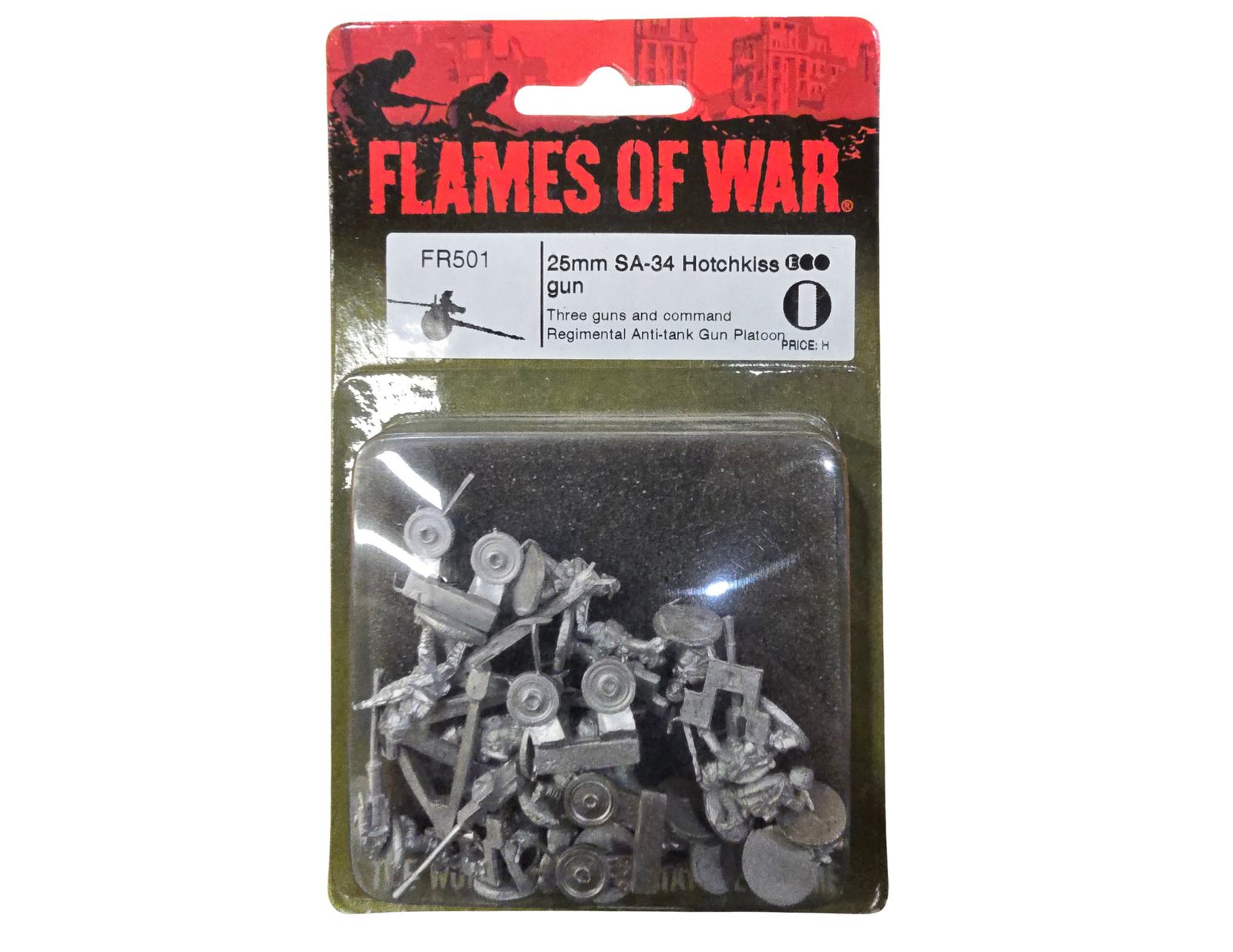 25mm SA-34 Hotchkiss Anti-tank Gun Platoon - FR501 - French Early War