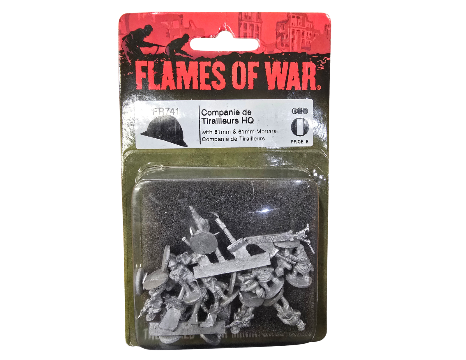 Compagnie de Tirailleurs HQ with 81mm & 61mm Mortars - FR741 - French Early War