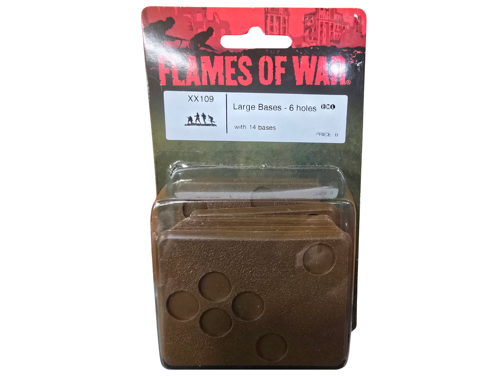 Large Bases - 6 holes (XX109) - Flames of War