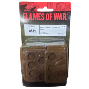 Medium Bases - 5 holes (XX110) - Flames of War