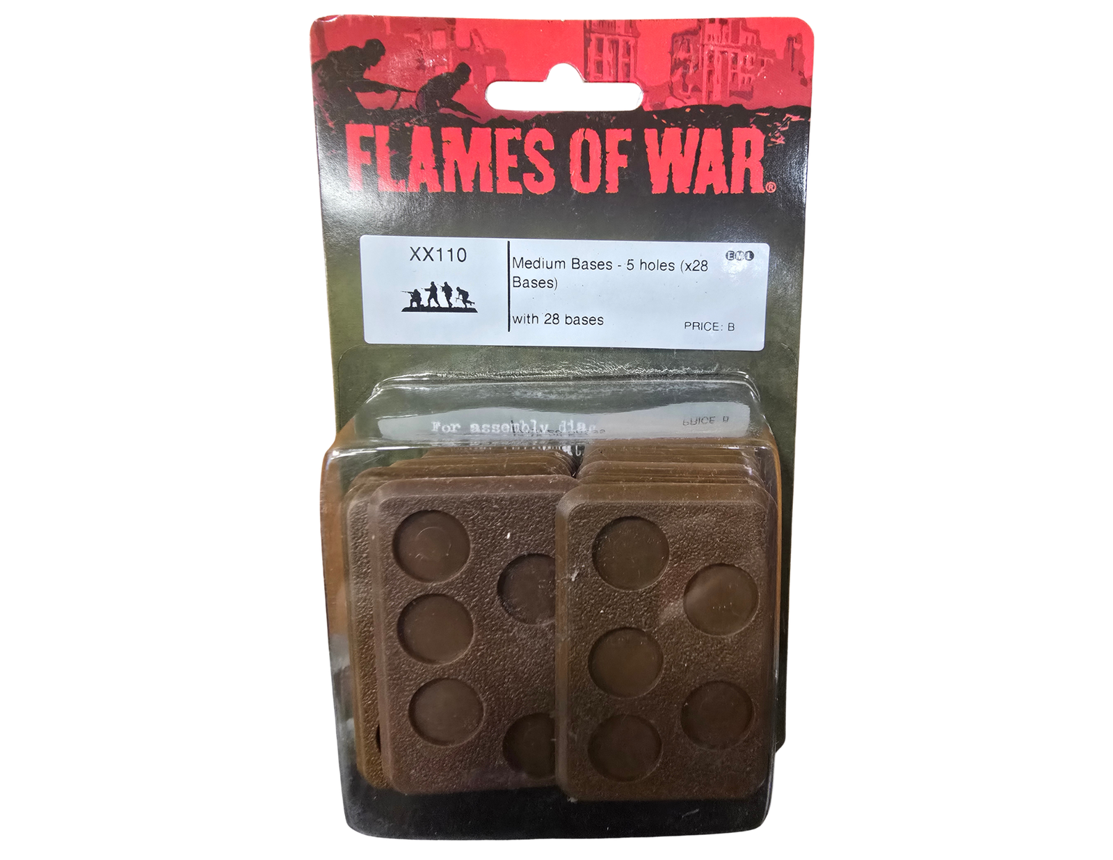 Medium Bases - 5 holes (XX110) - Flames of War