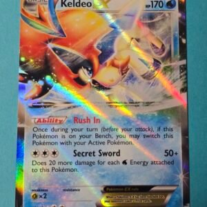 Keldeo EX 49/149 Boundaries Crossed (Holo) Pokémon Card x1