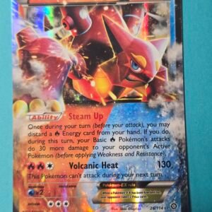 Volcanion-EX 26/114 Steam Siege (Holo) Pokémon Card x1