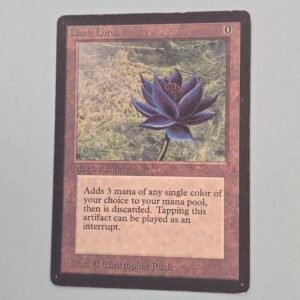 Black Lotus Beta Edition Played Magic: the Gathering Card x1