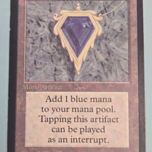 Mox Sapphire Beta Edition Lightly Played Magic: the Gathering Card x1
