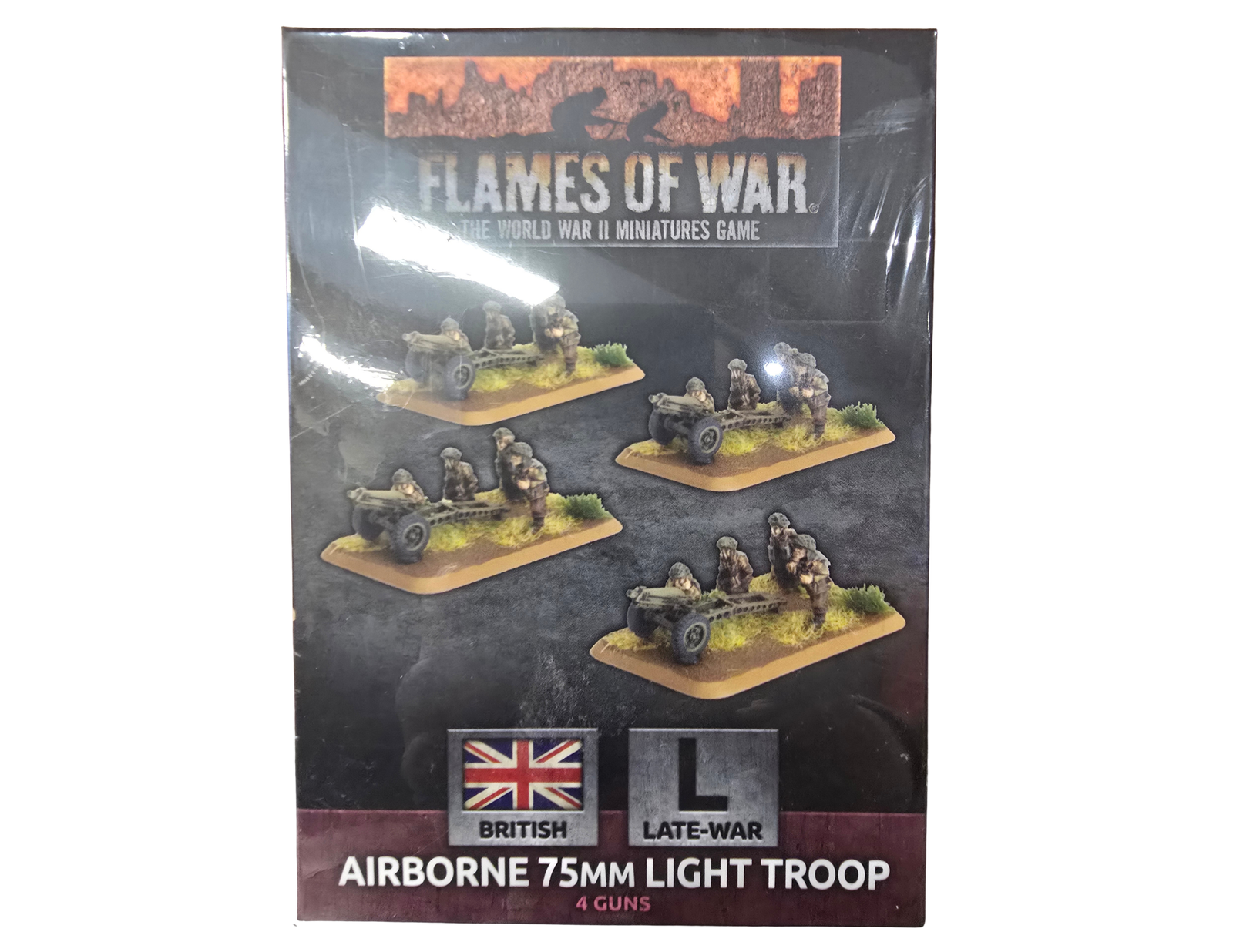 Airborne 75mm Light Troop - BBX50 - British Late War