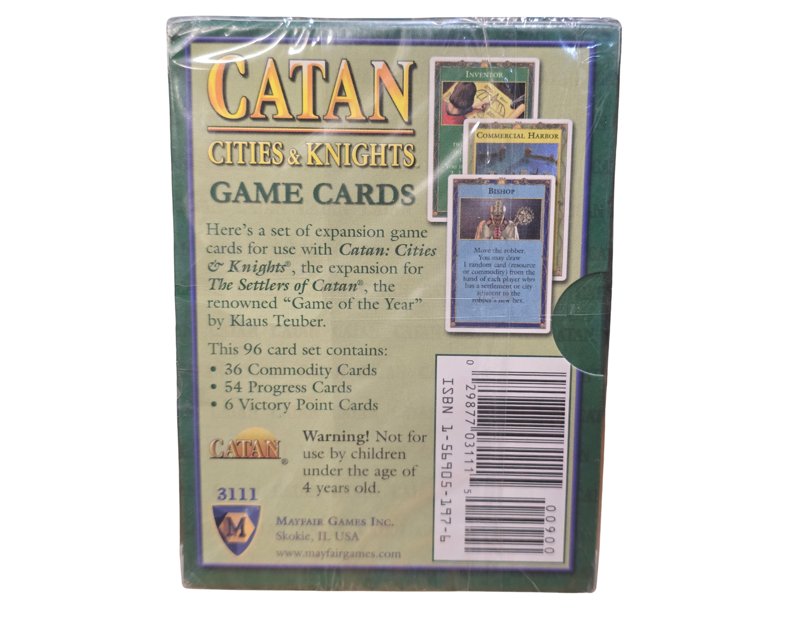 Catan: Cities & Knights Game Cards: The Settlers of Catan Expansion - Image 2