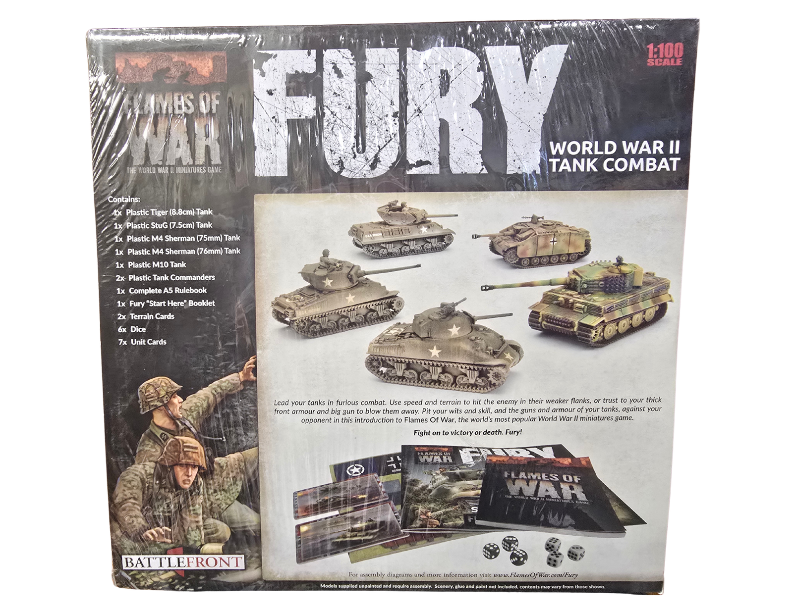 Fury - World War II Tank Combat Boxed Set - Flames of War - Image 2