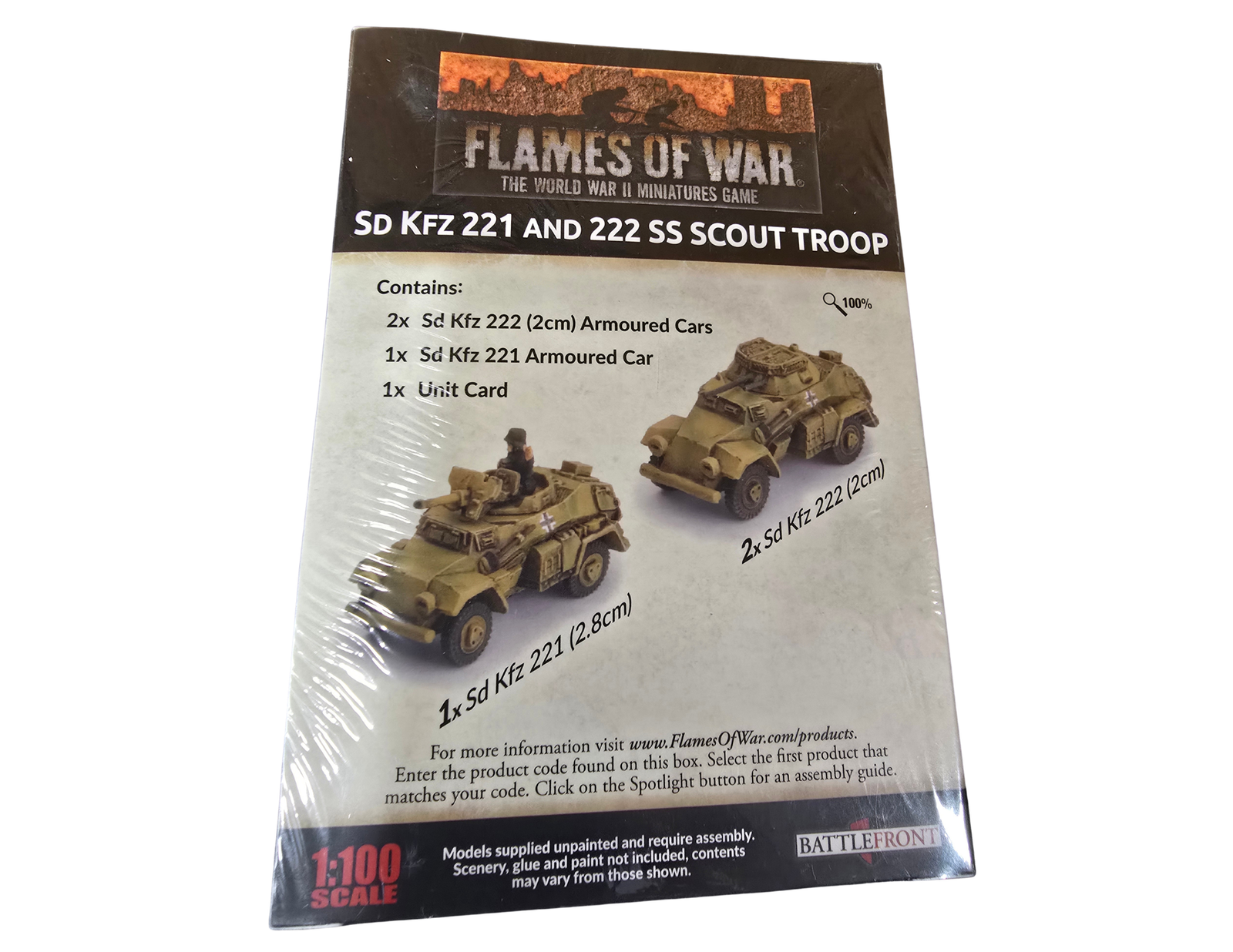 Sd Kfz 221 and 222 SS Scout Troop - GBX157 - German Late War - Image 2