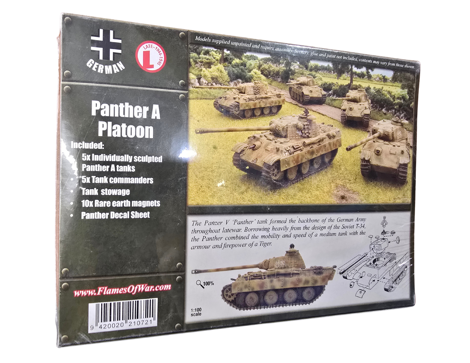 Panther A Platoon (GBX19) - German Late War - Flames of War - Image 2
