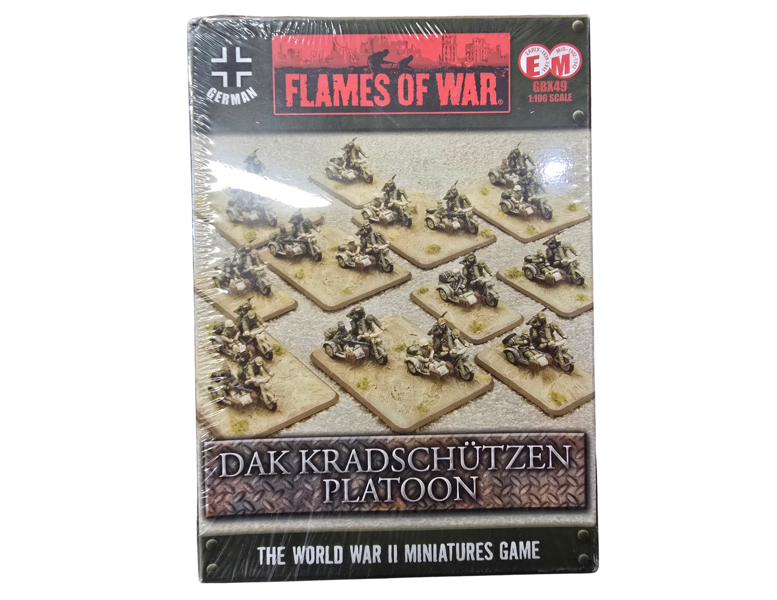 DAK Kradschützen Platoon - GBX49 - German Early War