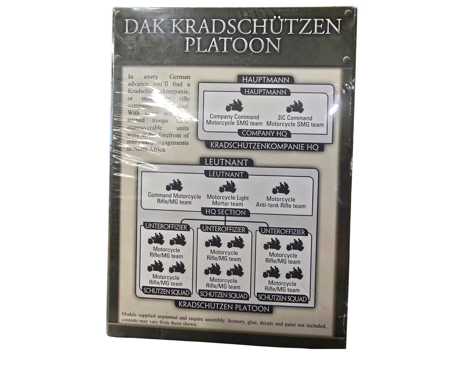 DAK Kradschützen Platoon - GBX49 - German Early War - Image 2