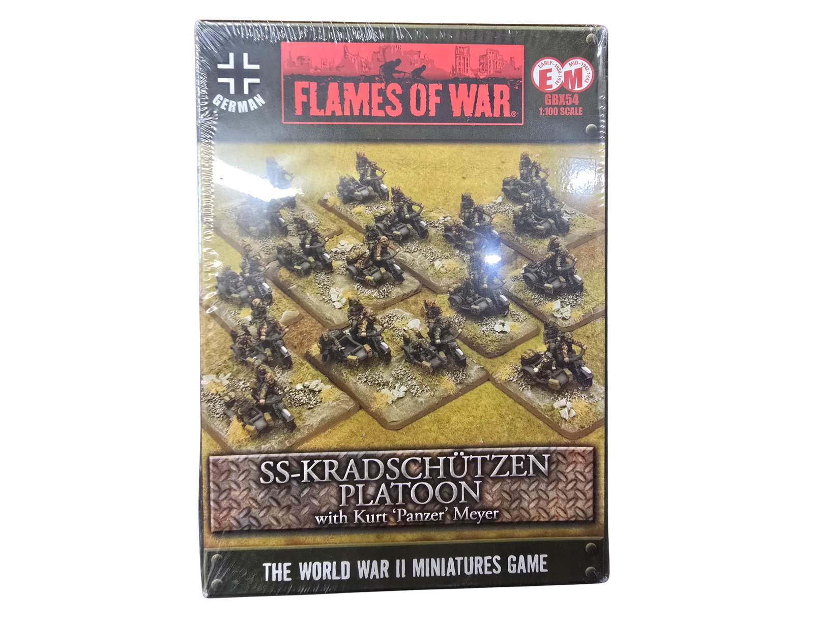 SS-Kradschützen Platoon with Kurt 'Panzer' Meyer - GBX54 - German Early Mid War