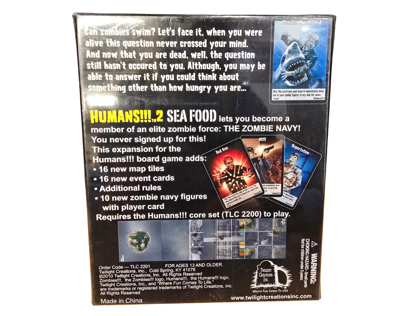 Humans!!! 2 Sea Food - Zombies!!! Board Game Expansion - Image 2