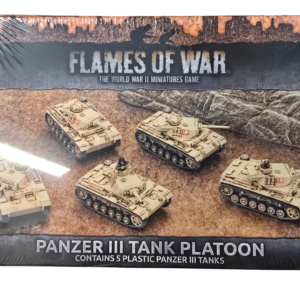 Panzer III Tank Platoon - GBX96 - German Late War