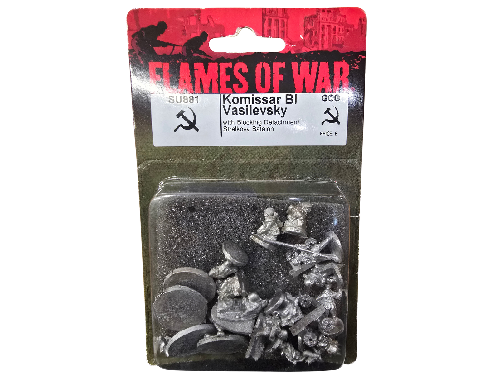 Komissar BL Vasilevsky with Blocking Detachment - SU881 - Soviet Union - Flames of War