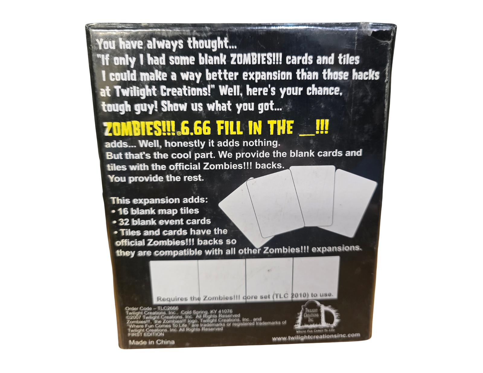 Zombies!!! 6.66 Fill in the ___ !!! - Zombies!!! Board Game Expansion - Image 2