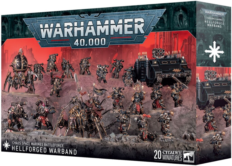Hellforged Warband - Chaos Space Marines Battleforce - Warhammer 40K Miniatures Kit
