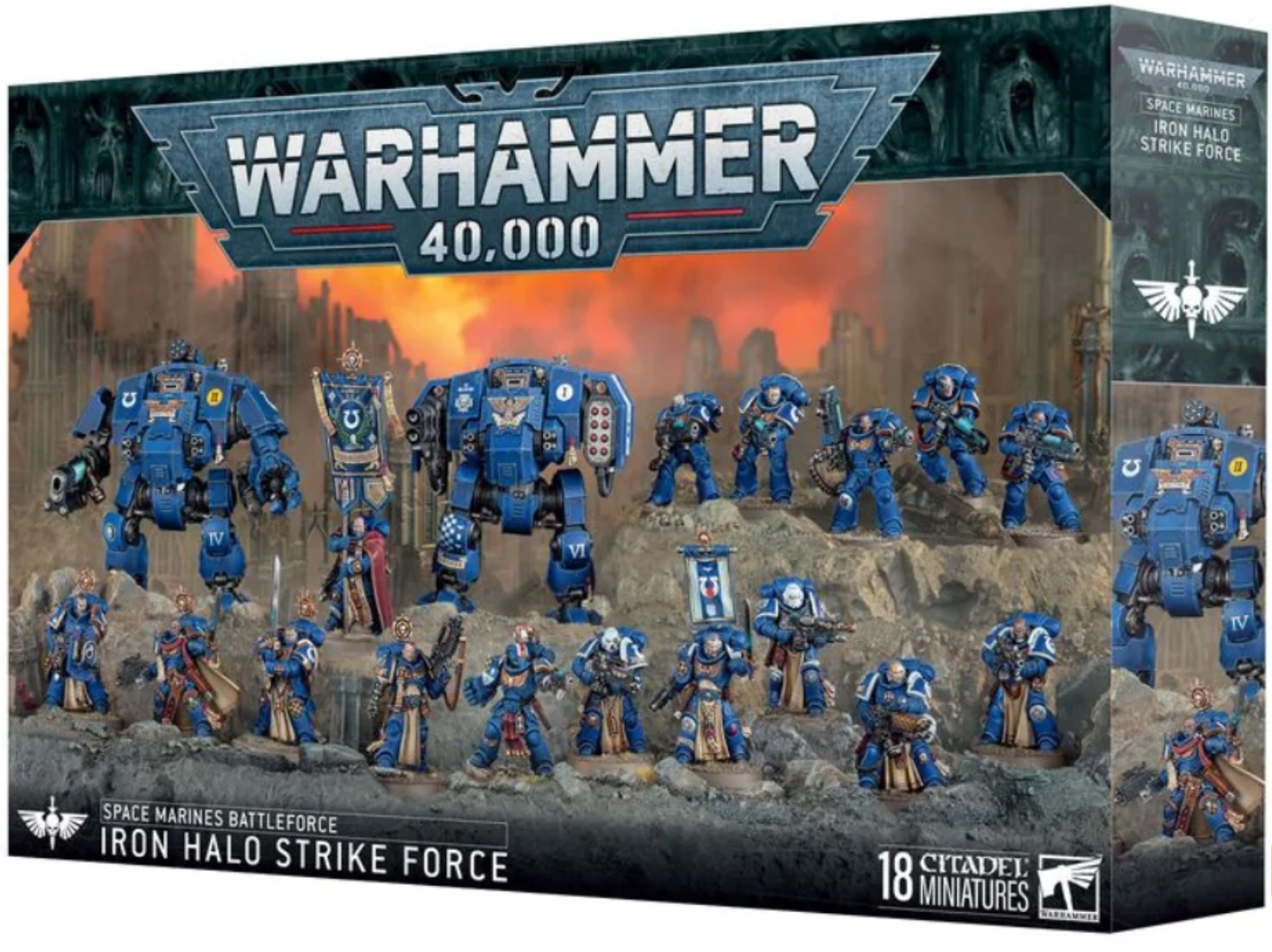 Iron Halo Strike Force - Space Marines Battleforce - Warhammer 40K Miniatures Kit