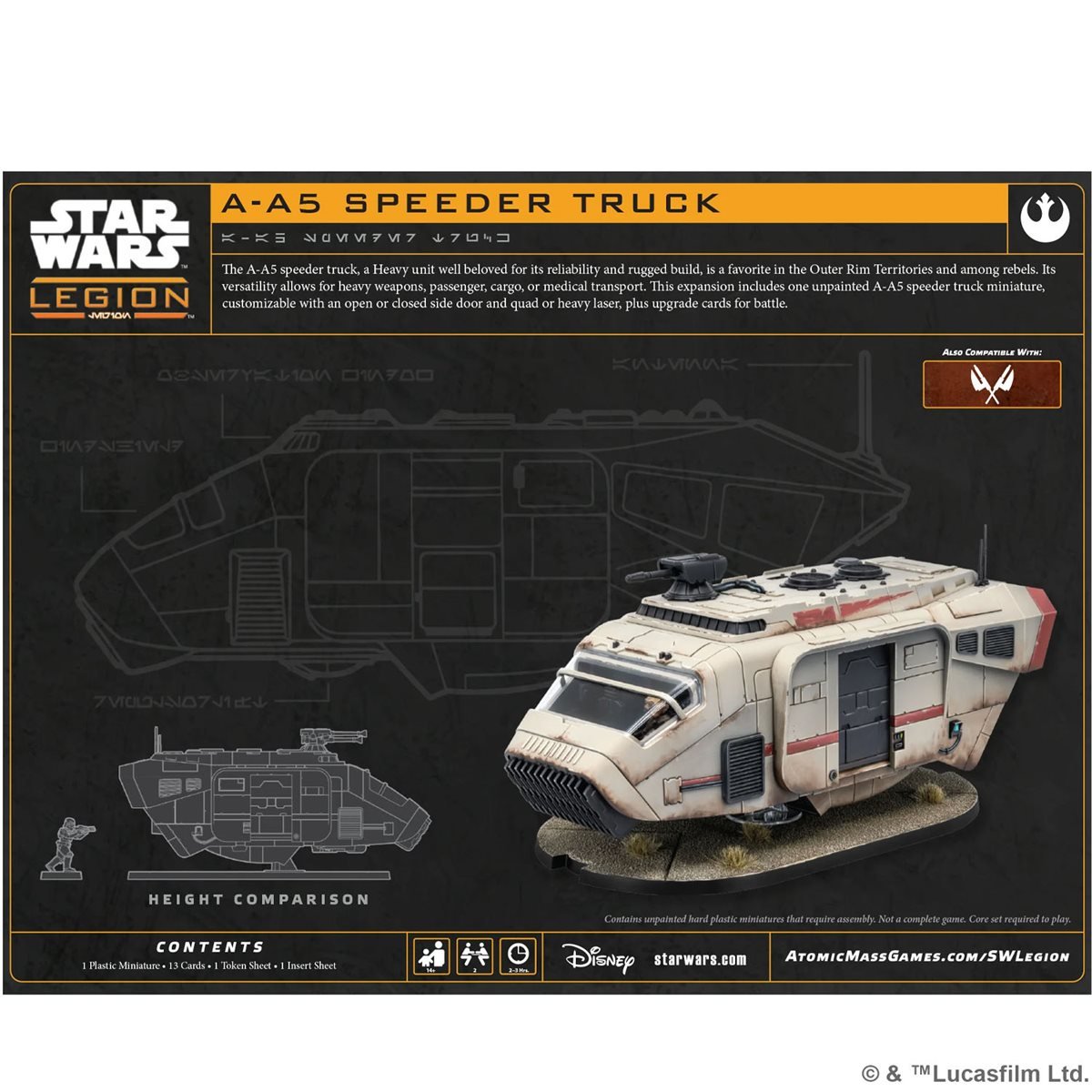 A-A5 Speeder Truck - Star Wars: Legion 2025 Heavy Unit Expansion - Image 2