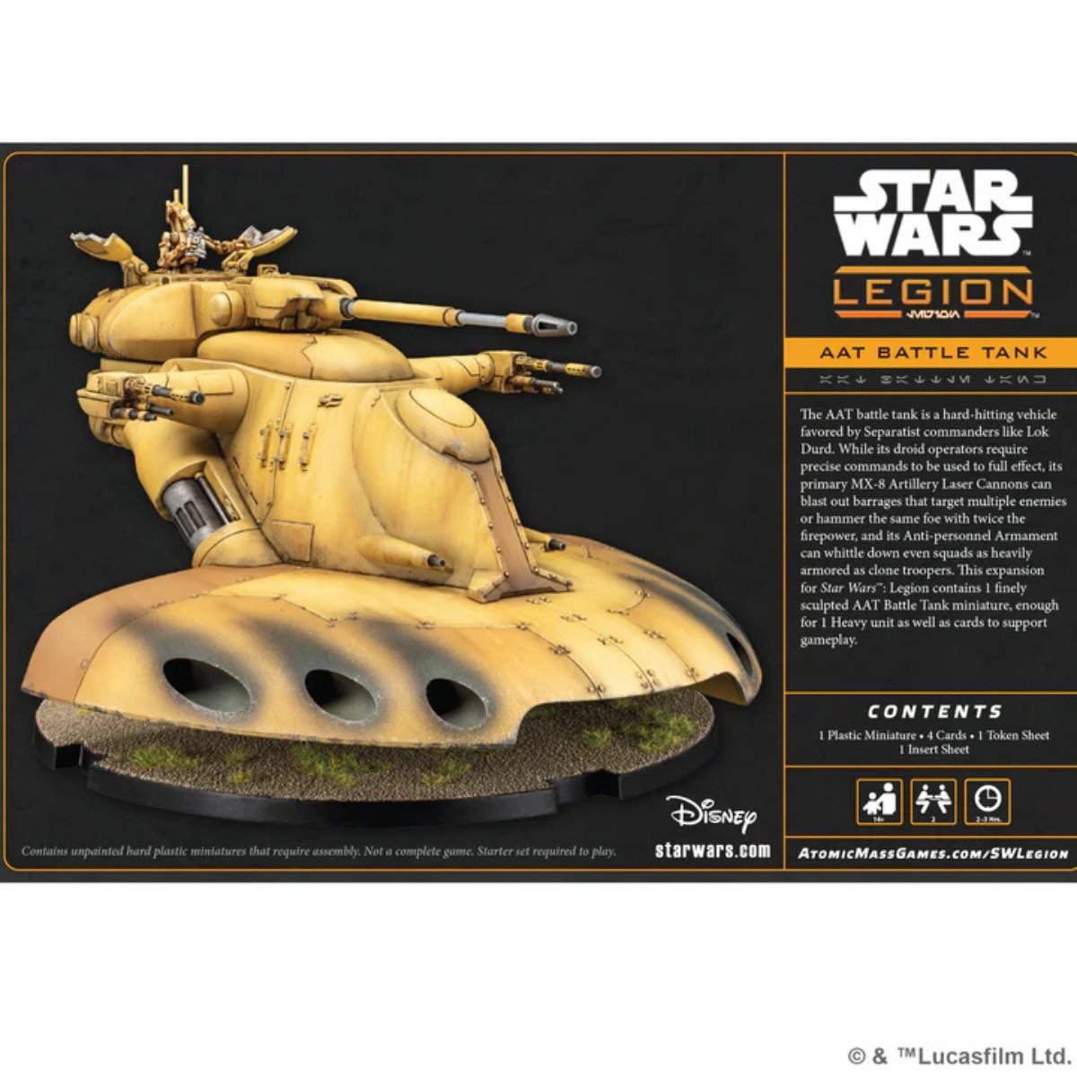 AAT Battle Tank - Star Wars: Legion Heavy Vehicle Expansion - Image 2