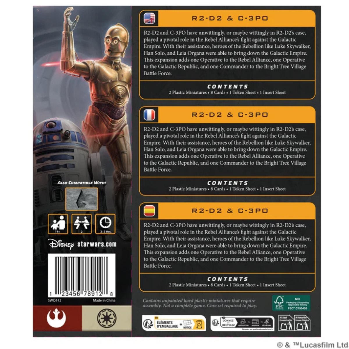 R2-D2 & C-3PO - Star Wars: Legion Operative & Commander Expansion - Image 2